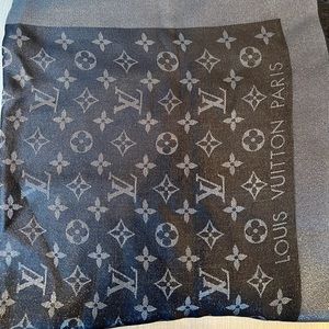 Authentic Louis Vuitton Monogram Shine Shawl